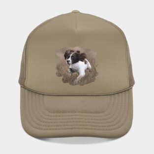 Springer Spaniel painting Hat