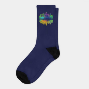 Colourful Angkor Wat Socks