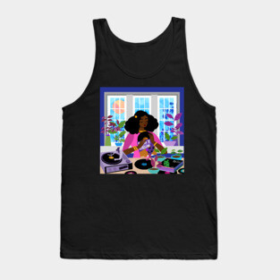 Record Player Tank Top