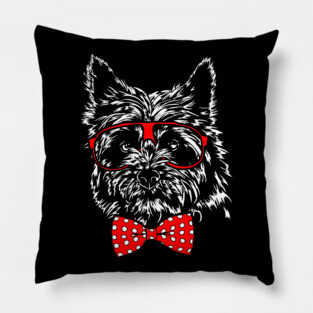 Funny Cute Cairn Terrier mom dog lover Pillow
