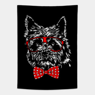 Funny Cute Cairn Terrier mom dog lover Tapestry