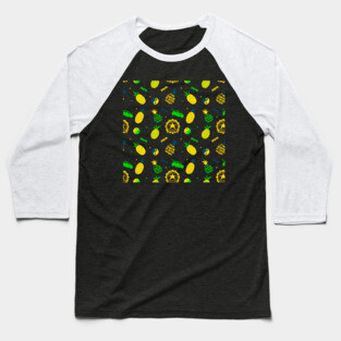 Psych pattern Baseball T-Shirt