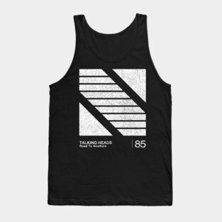 Talking Heads / Minimal Graphic Design Tribute Tank Top