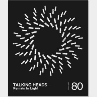 Talking Heads / Minimal Graphic Design Tribute Posters and Art