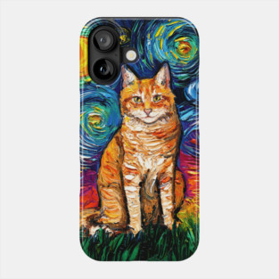 Orange Tabby Night 2 Phone Case