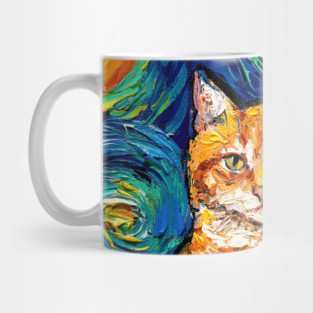 Orange Tabby Night 2 Mug