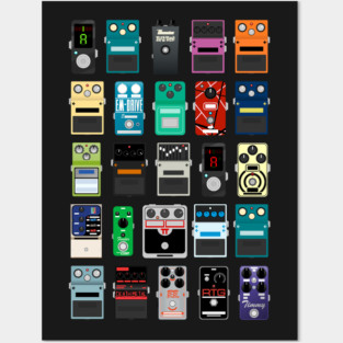 Pedal Board #2 Posters and Art