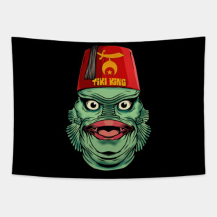 Tiki Creature Tapestry