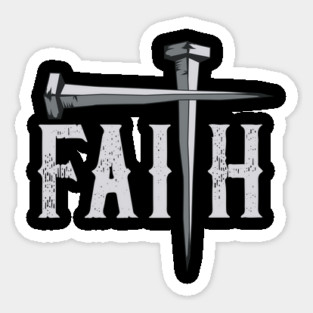 Christian Faith & Cross Faith Tee Christian Gift Faith Cross Magnet