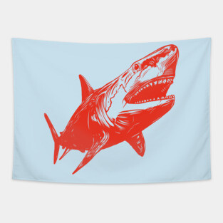 Jaws Tapestry