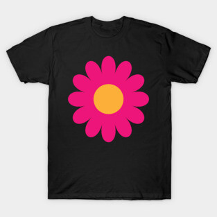 Pink Daisy Flower T-Shirt
