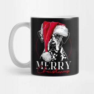 Funny Santa Catahoula Leopard Dog Merry Christmas dog mom Mug
