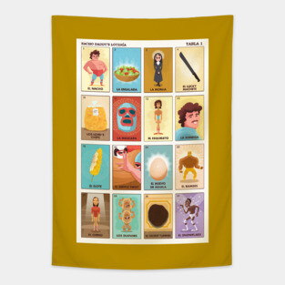 Nacho Daddy's Lotería Tapestry