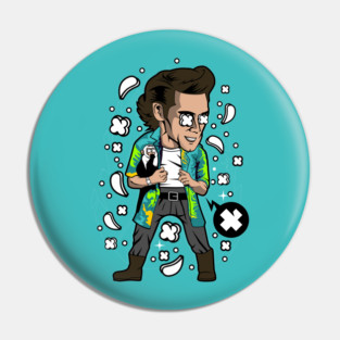 Ace Ventura Pop Art Pin