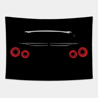 GTR R35 Tail Lights Tapestry