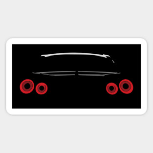 GTR R35 Tail Lights Sticker