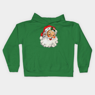 Vintage Santa Kids Hoodie