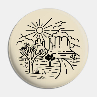 Joshua Tree T-Shirt Pin