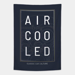 Aircooled Engine - Classic Car Culture Tapestry