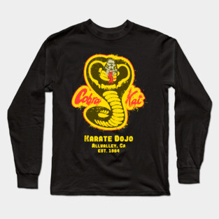 Cobra Kai vintage paint logo Long Sleeve T-Shirt