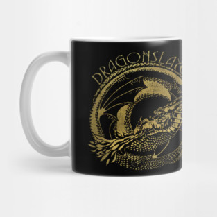 Dragonslayer (Gold Logo) Mug