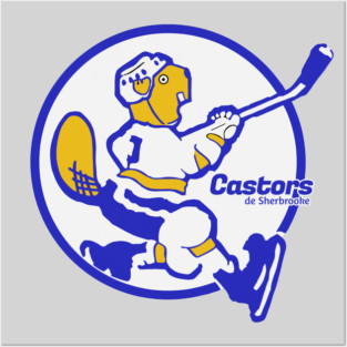 Defunct Sherbrooke Castors Hockey 1982 Posters and Art
