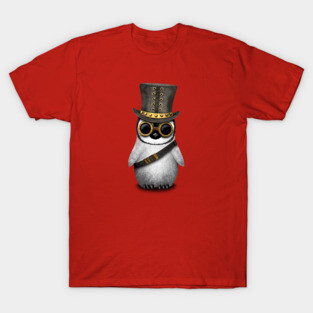 Steampunk Baby Penguin T-Shirt