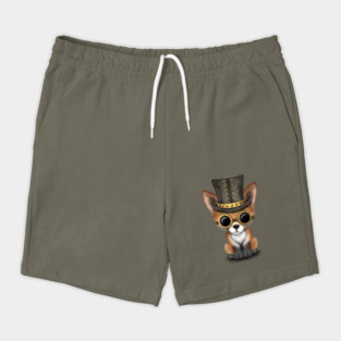 Steampunk Baby Red Fox Shorts