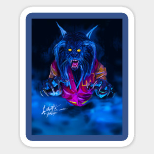 Thriller werewolf Magnet