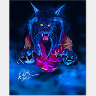 Thriller werewolf Posters and Art