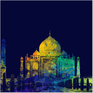 Taj Mahal Monument Posters and Art