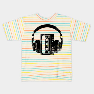 Music retro style Kids T-Shirt