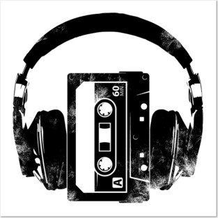 Music retro style Posters and Art
