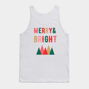 Merry Christmas - Merry and Bright Tank Top
