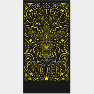 protect our bees Posters and Art