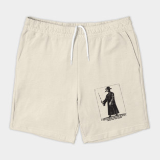 Plague Mask Six Feet Pandemic Shorts