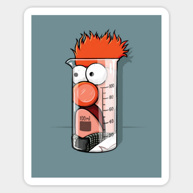 Beaker Muppets Science Magnet by stayfrostybro