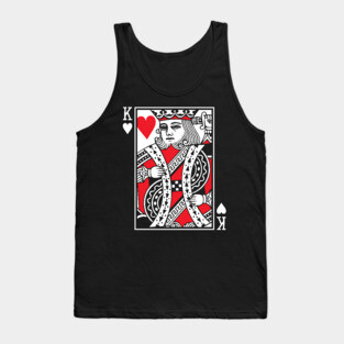 King Of Hearts halloween couple Tank Top