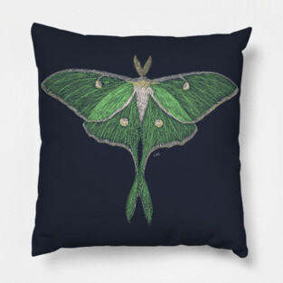 Luna Moth Pillow