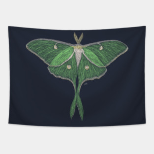 Luna Moth Tapestry