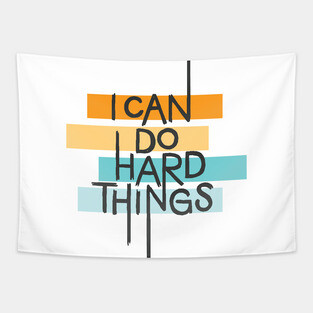 I Can Do Hard Things Tapestry
