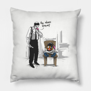 Stuck In The Middle With You Pillow