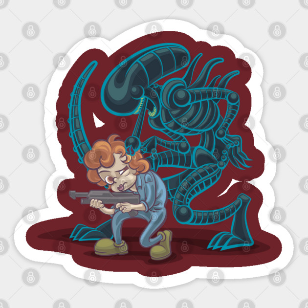 good ole Alien Sticker by majanation