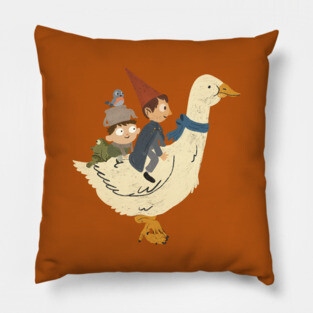 Gooseback Ride - Over the Garden Wall Pillow