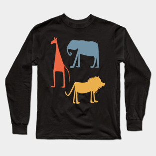 Safari animals Long Sleeve T-Shirt