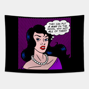 A Man on the Moon Tapestry