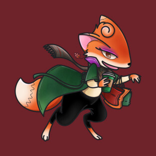 Fall Shopping Fox T-Shirt