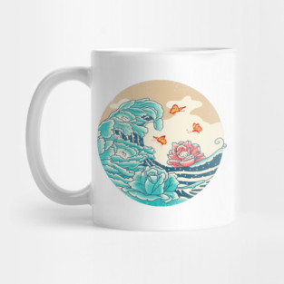 Floral Wave Mug