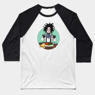 Edward ScissorHands Foodstagram Baseball T-Shirt