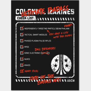 Ultimate Badass Checklist Posters and Art